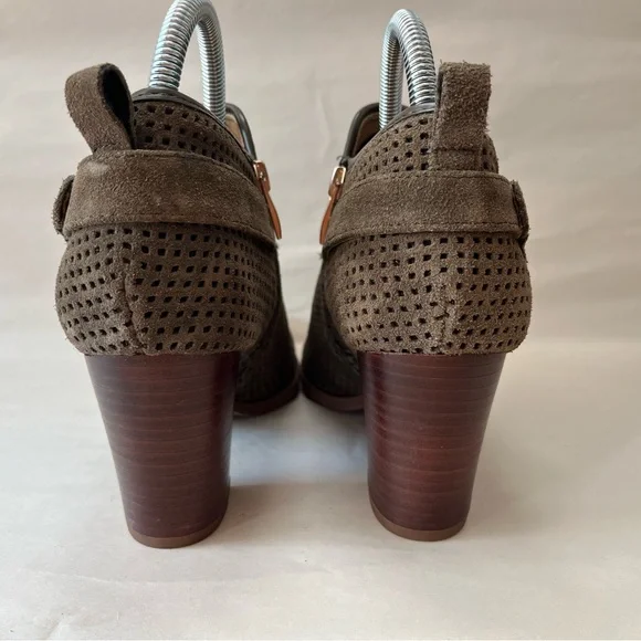 Franco Sarto Dale2 Ankle Boot Bootie sz 8.5M/ Olive Green / EUC - Picture 4 of 10